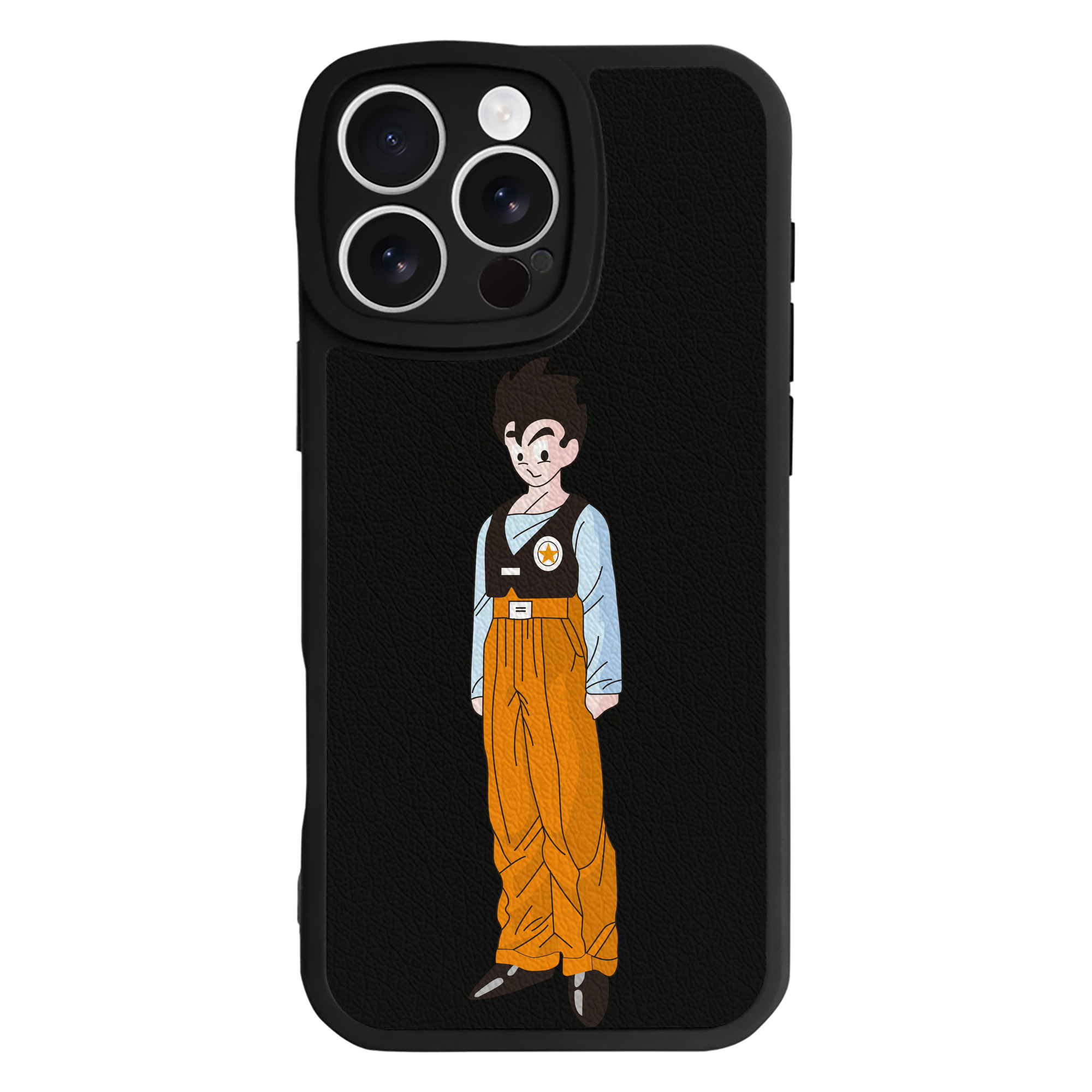 （画像用） ドラゴンボール DRAGON BALL 【iPhone 16シリーズ対応】シリコンスマホケース（レザー調） 材質：シリコン
